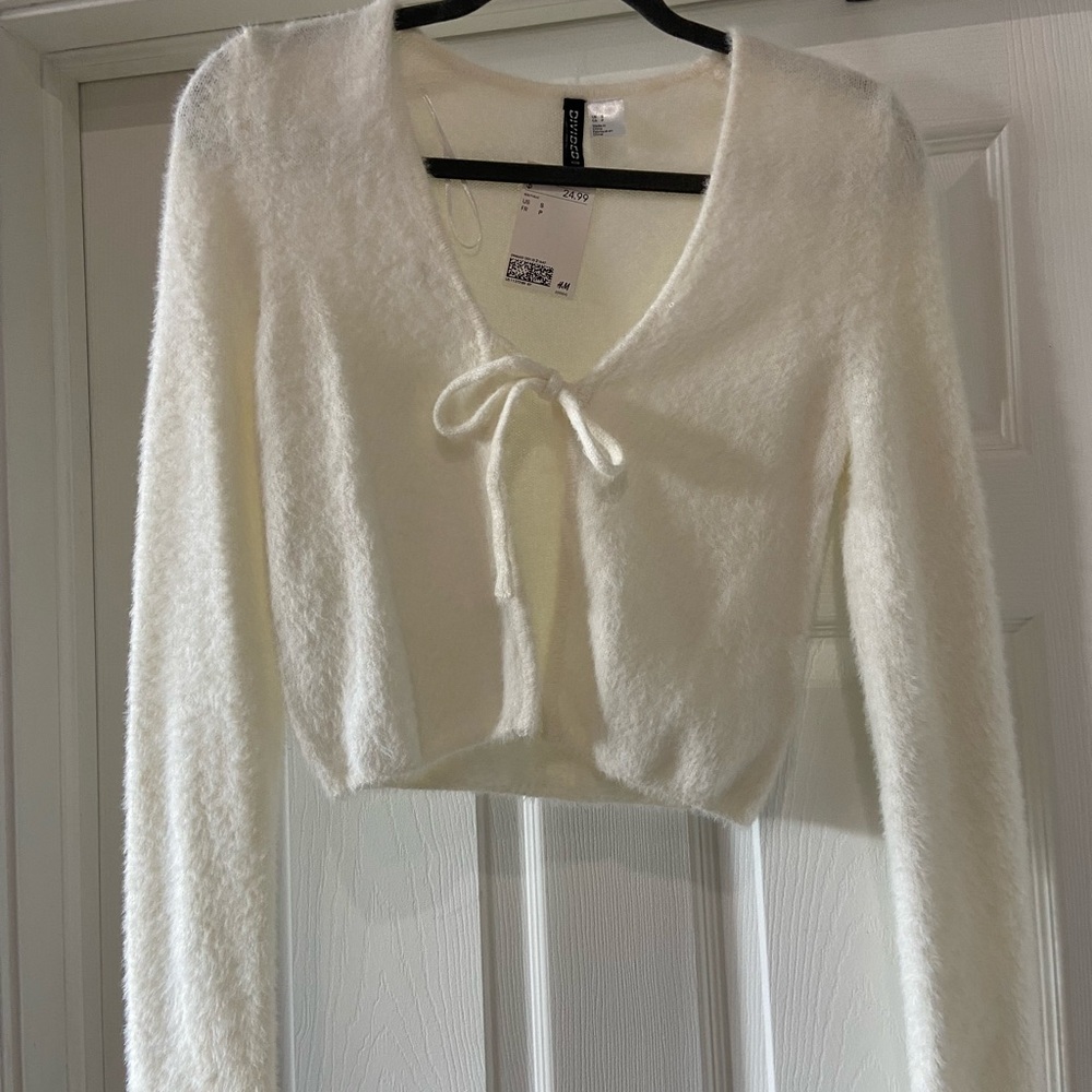 H&M NEW WITH TAGS tie front cardigan